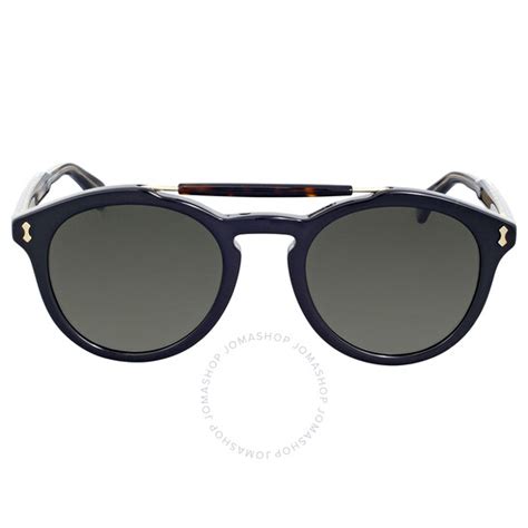 Gucci Round Black Sunglasses GG0124S 001 50 889652077000